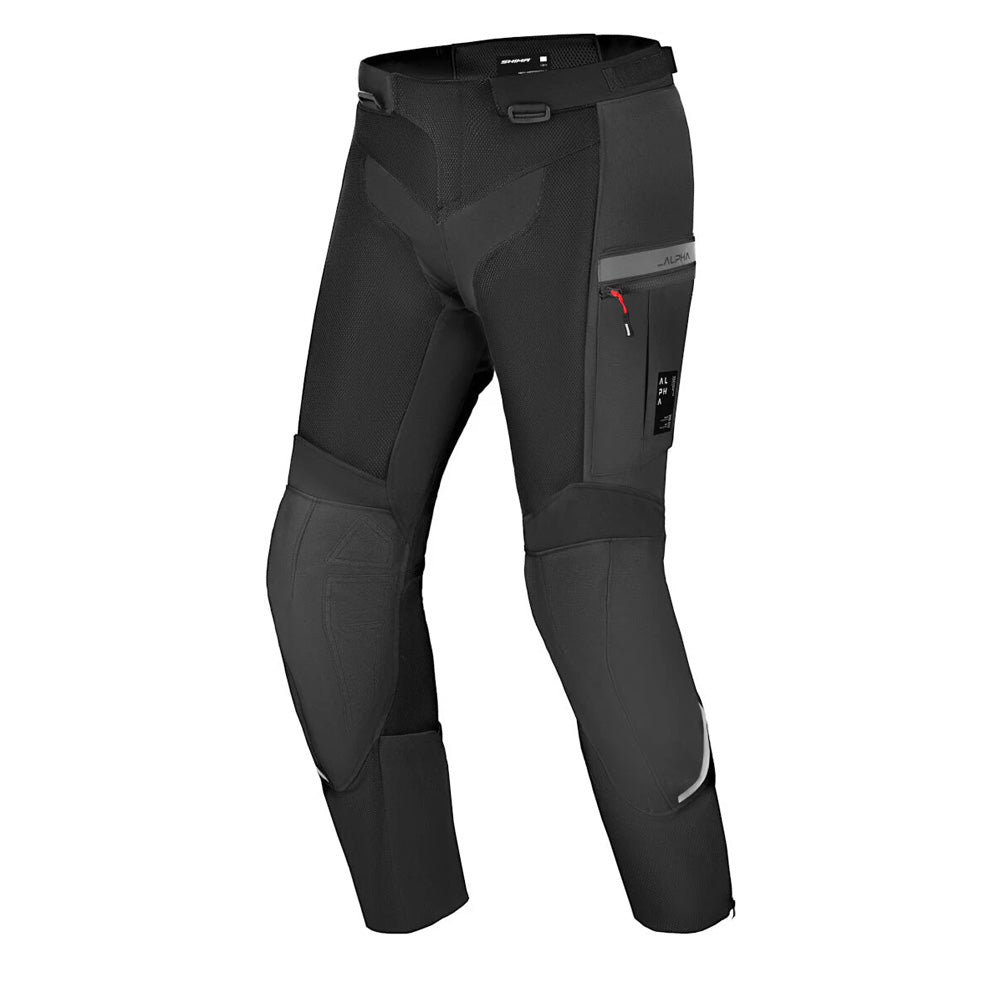 SHIMA ALPHA TOURING PANTALONS DE MOTO HOMES NEGRE