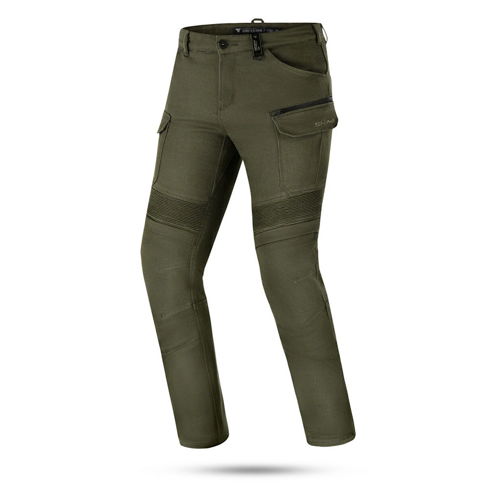 SHIMA GIRO 3.0 JEANS DE MOTO HOMES KHAKI
