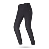 SHIMA NOX 2.0 WAX JEANS DE MOTO MUJER LARGO NEGRO