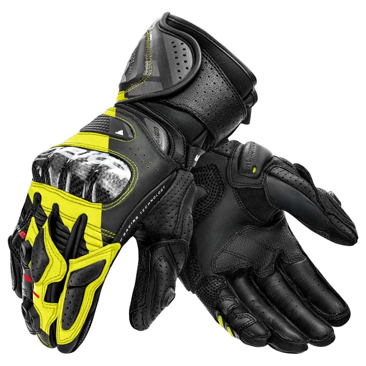 SHIMA RS-3 GUANTES DE MOTO HOMBRE NEGRO FLUOR