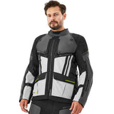 SHIMA TRACKER DE MOTO DE TURISMO CHAQUETA HOMBRE GRIS CLARO