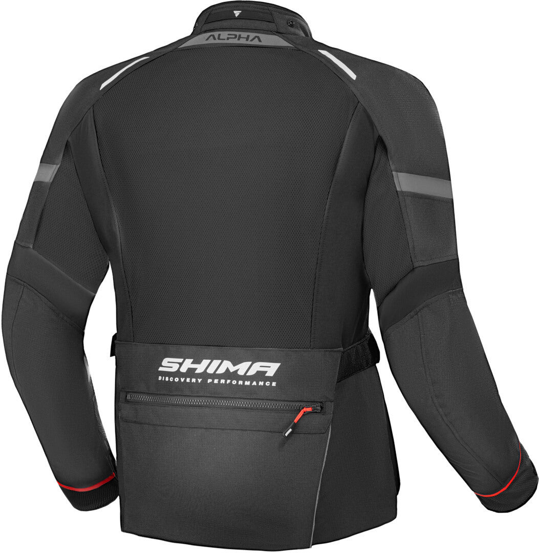 Shima Alpha Touring Chaqueta Para Hombre Negra - SECURTEX MOTOR S.L (t/a MaximoMoto)