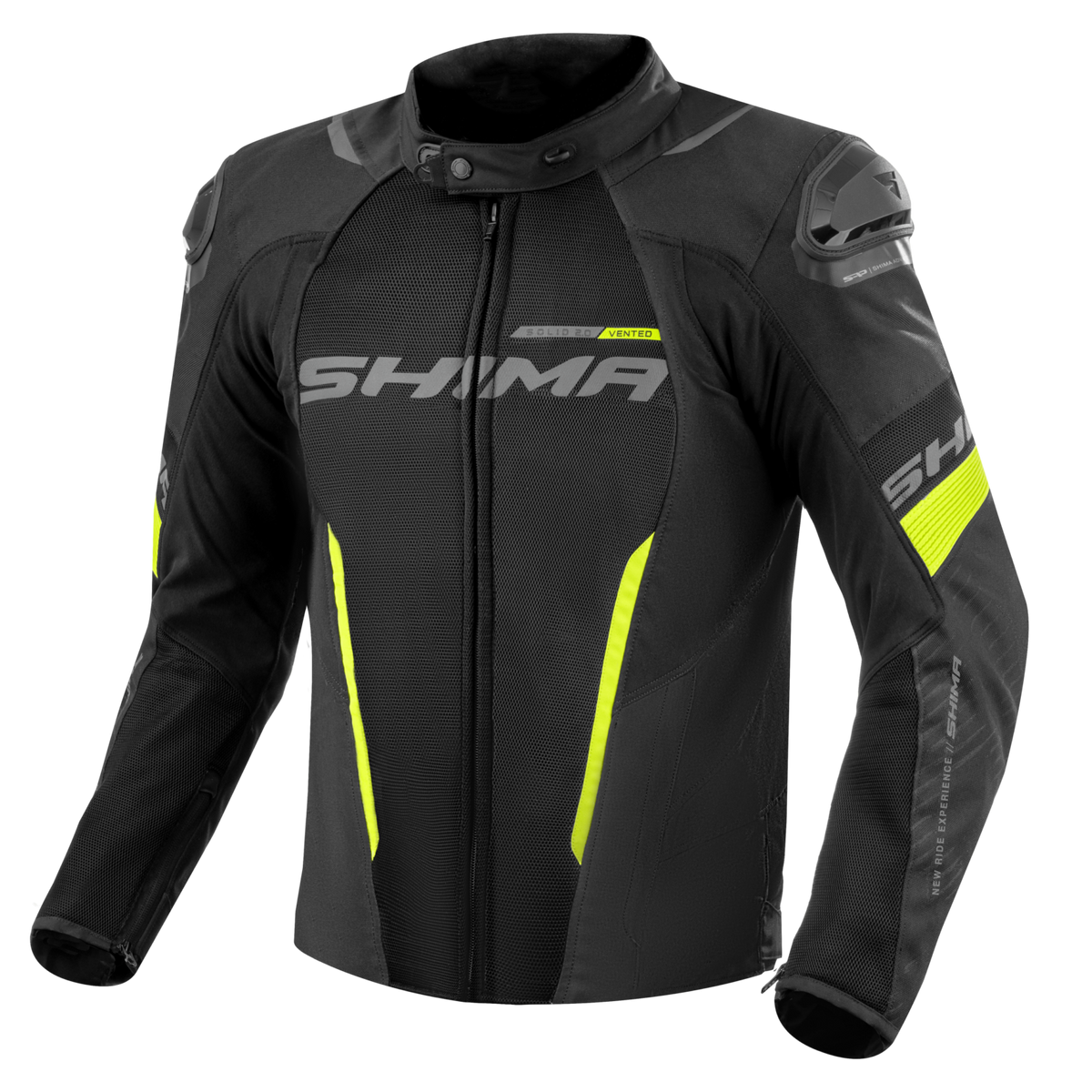 SHIMA SOLID 2.0 VENTED CHAQUETA TEXTIL DE MOTO HOMBRE FLUO
