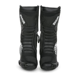 SHUA SUPER TECH CUIR CARRERES BOTAS DE MOTO NEGRE BLANC