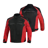 SHUA IMMORTAL CHAQUETA DE MOTO HOMBRE NEGRO ROJO