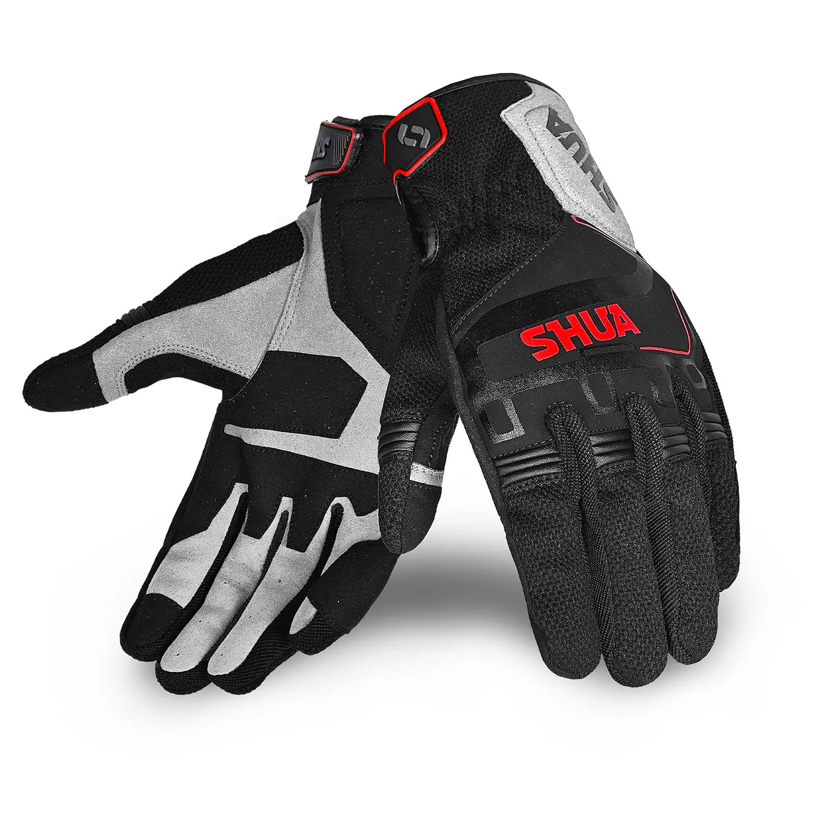 SHUA SEA BREEZE GUANTS DE MOTO NEGRE GIRS VERMELL