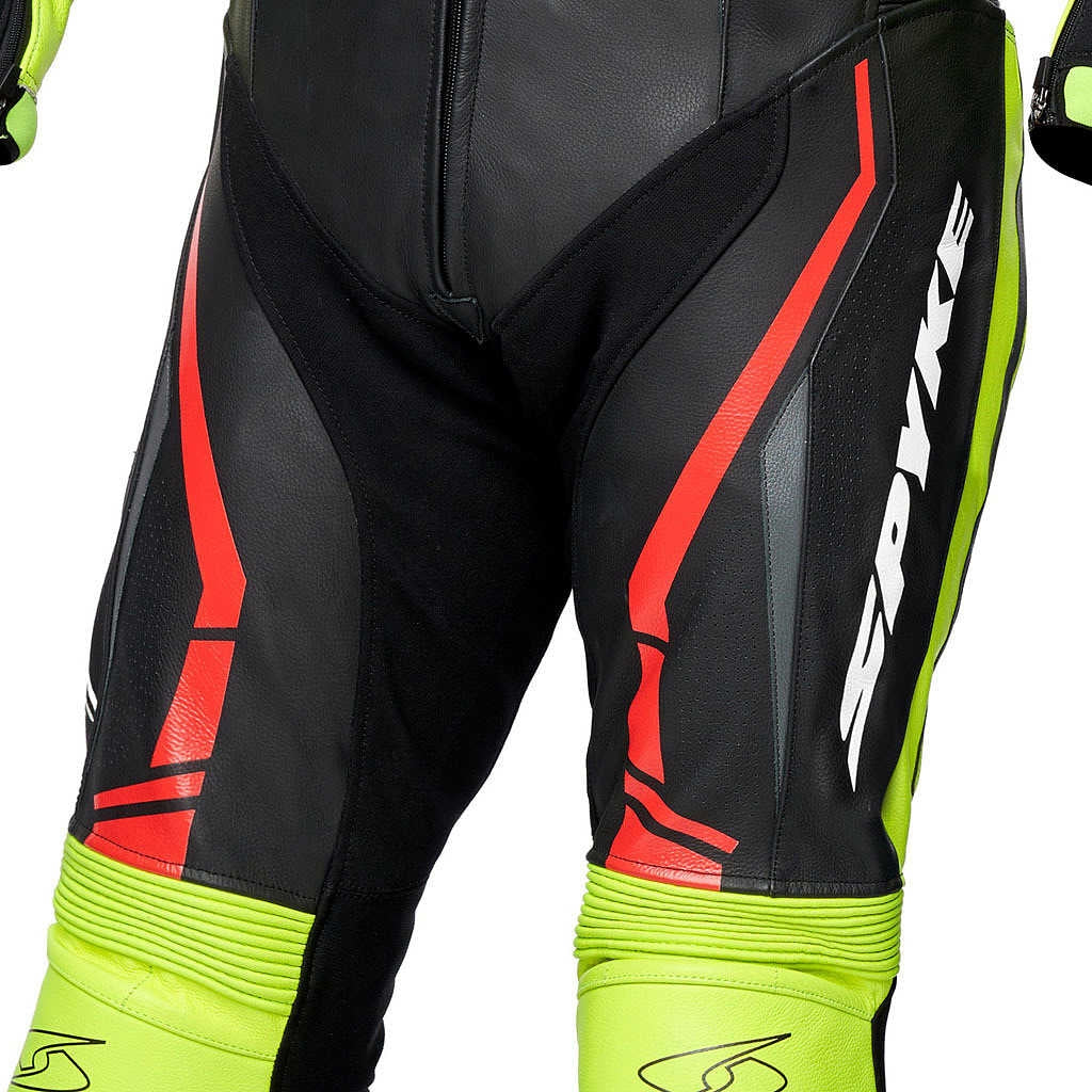 SPYKE - ASSEN RACE 2.0 1PC SUIT BLK/YELLOW FLUO/RED FLUO - Mono