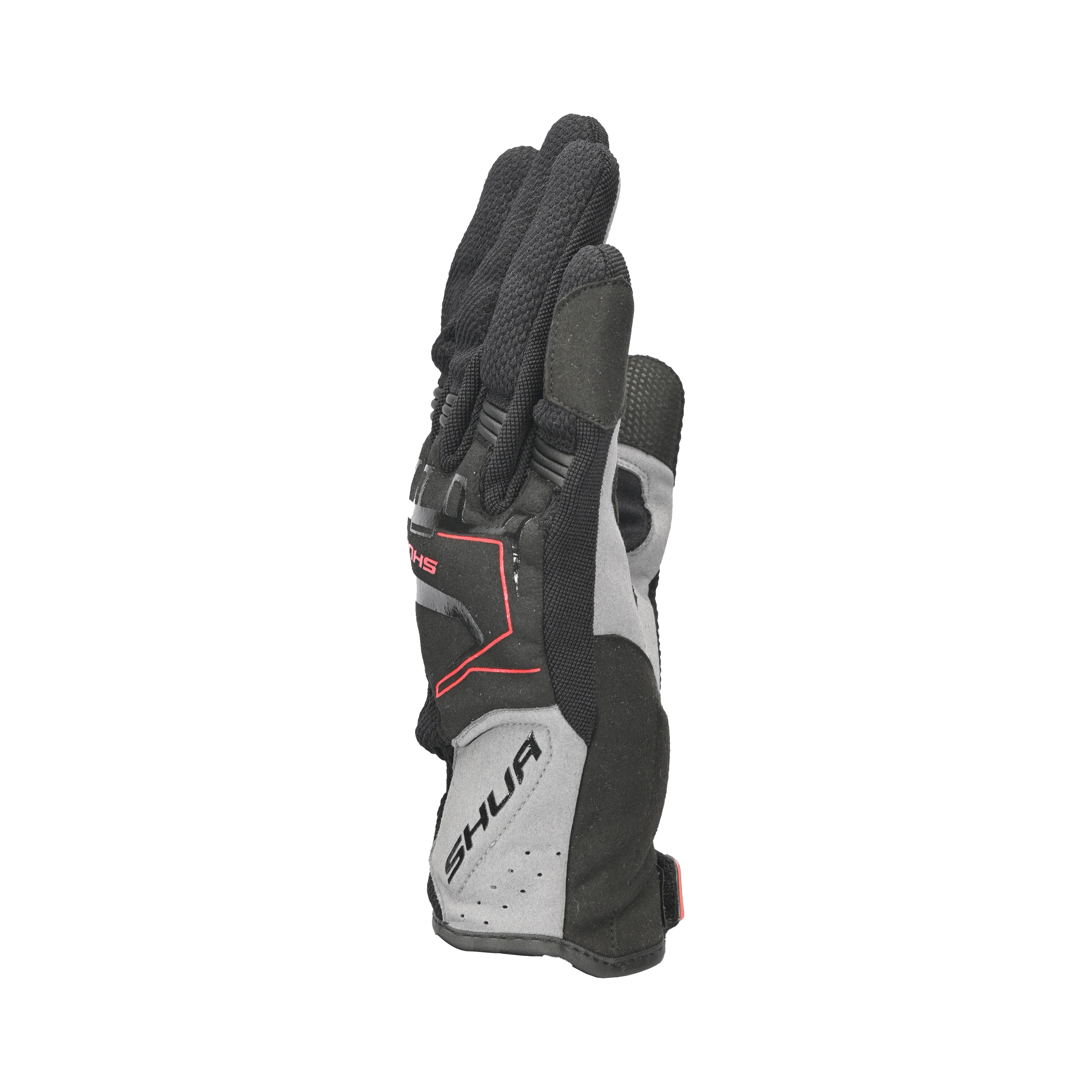 Shua - Sea Breeze Guantes Negro/Gris/Rojo-GUANTES-Maximo Moto
