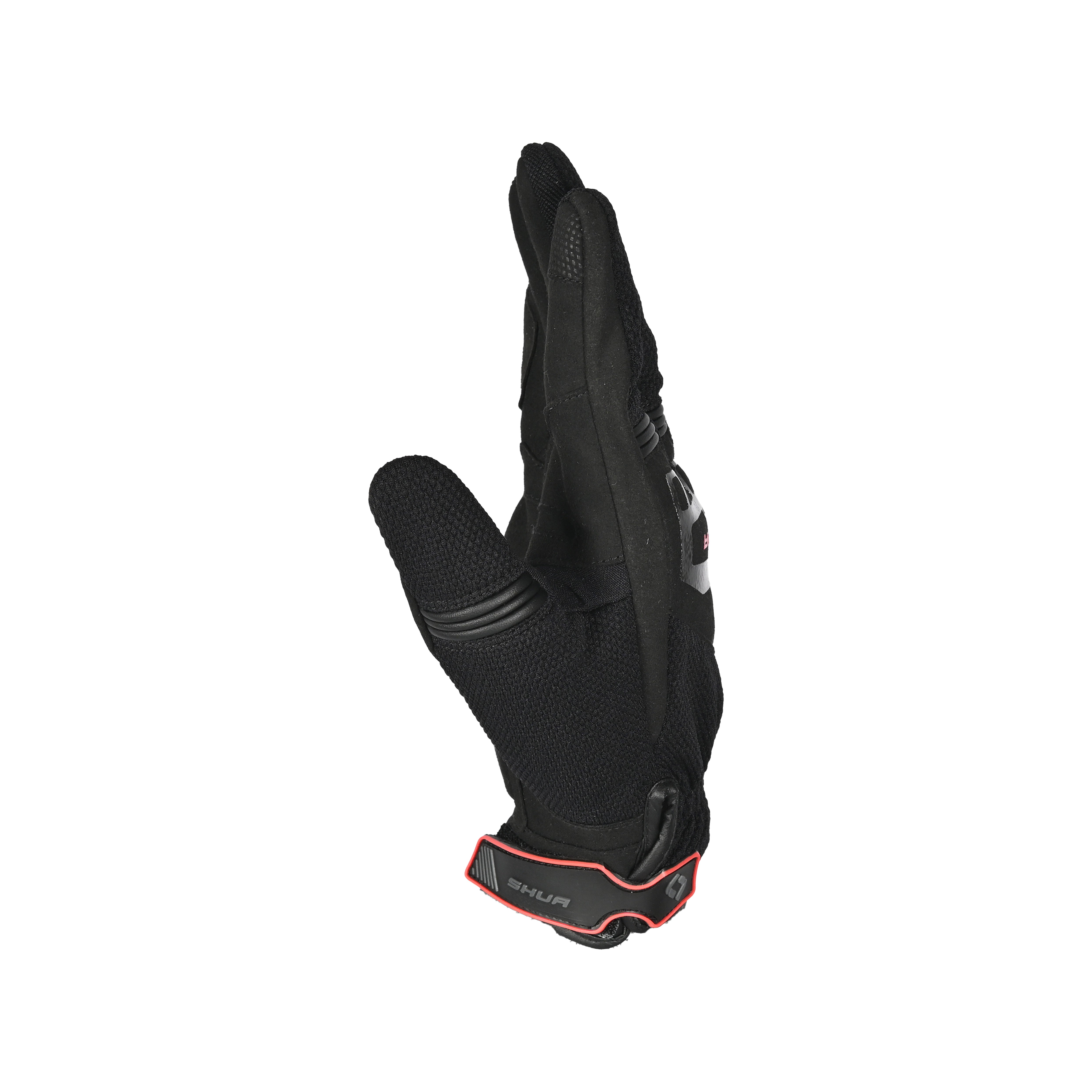 Shua - Sea Breeze Guantes Negro/Rojo-GUANTES-Maximo Moto