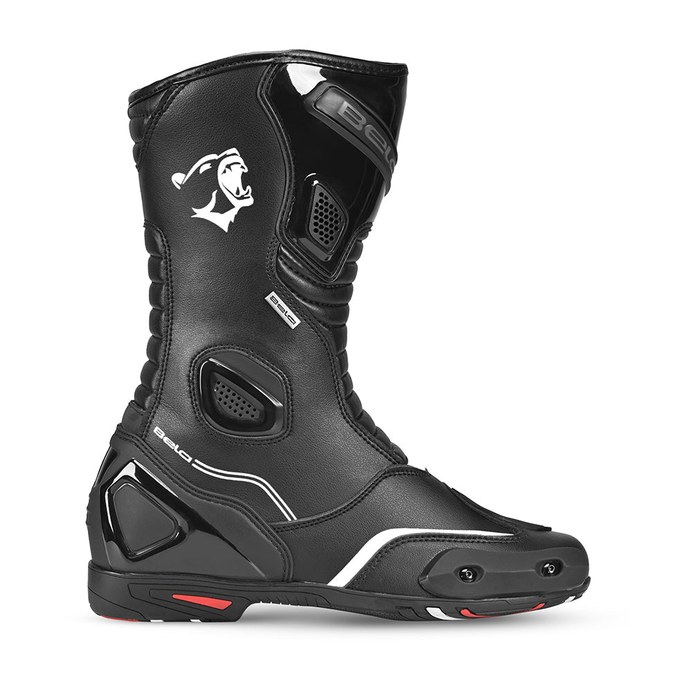 BELA - Botas Piel Strip Negro/Blanco - BOTAS