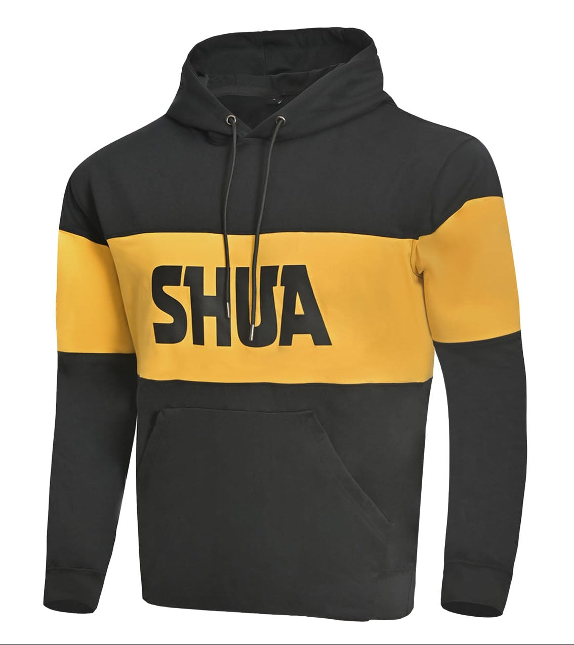 SHUA LAYER HOODIE NEGRO AMARILLO