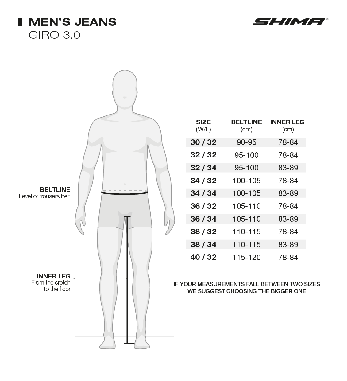 SHIMA GIRO 3.0 MAN JEANS KHK - PANTALON