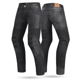 BELA - Pantalon Textil Piston Denim 34L Jeans Negro