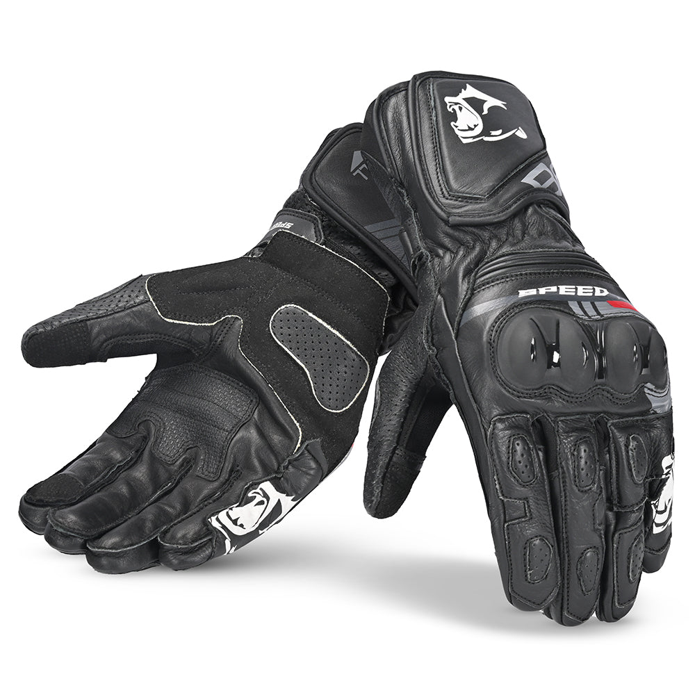 BELA - Guante Piel Lemox Gloves Negro Anthra - SECURTEX MOTOR S.L (t/a MaximoMoto)