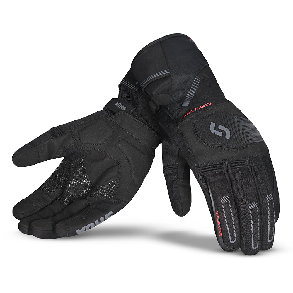 SHUA - Snow Seal Winter Glove Negro/Gris-GUANTES-Maximo Moto