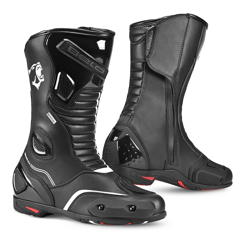 BELA - Botas Piel Strip Negro/Blanco - BOTAS