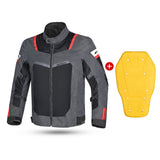 R-TECH - Chaqueta Textil Spiral Mesh Antracita/Negro/Rojo - SECURTEX MOTOR S.L (t/a MaximoMoto)