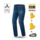 BELA - Pantalón Monocapa Vaquero Tough Rider 34L Denim Jeans Random Blue