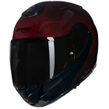 NOLAN X-1005 ULTRA CARBON LIQUIDO 326 modular Casco Rosso liquido