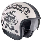 SCORPION BELFAST EVO DRIVE FAST Abierto Casco Crema mate -Negro