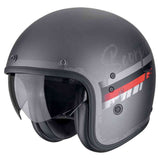 SCORPION BELFAST EVO ADONIS ABIERTO CASCO Plata mate-Rojo