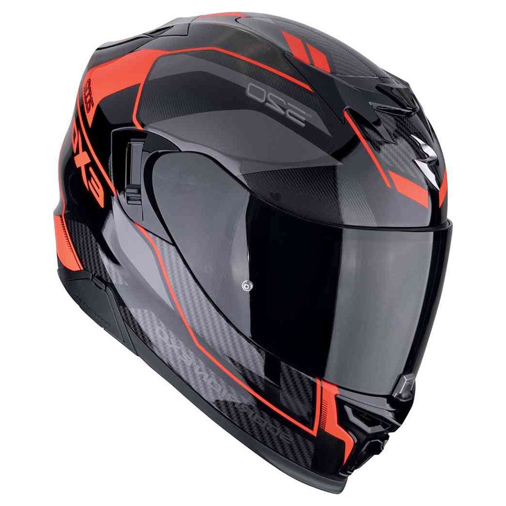 SCORPION EXO-520 EVO AIR LENA INTEGRAL CASCO Negro-Rojo