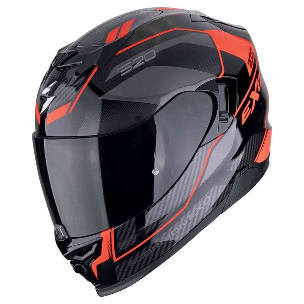 SCORPION EXO-520 EVO AIR LENA INTEGRAL CASCO Negro-Rojo