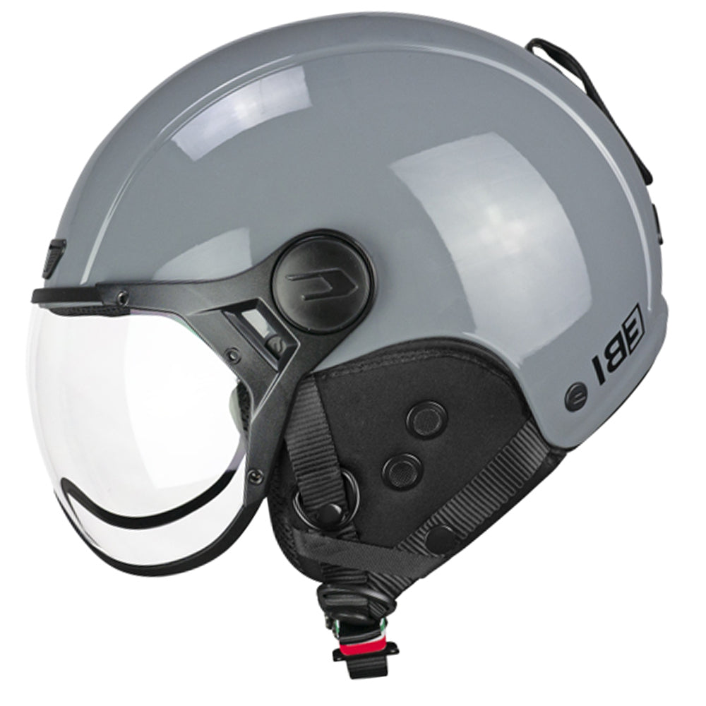 CGM 801A JET EBI MONO Abierto Casco Grigio - CASCO