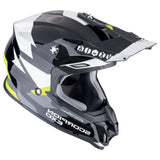 SCORPION VX-16 EVO AIR ROD Enduro Moto Casco Negro Amarillo