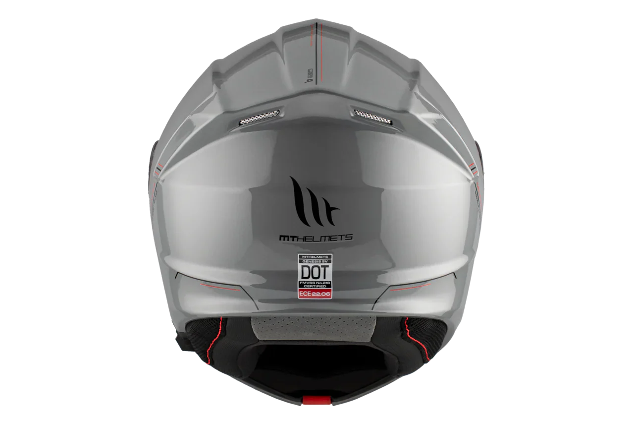 MT GENESIS SV SOLID A12 Gris Brillo - CASCO