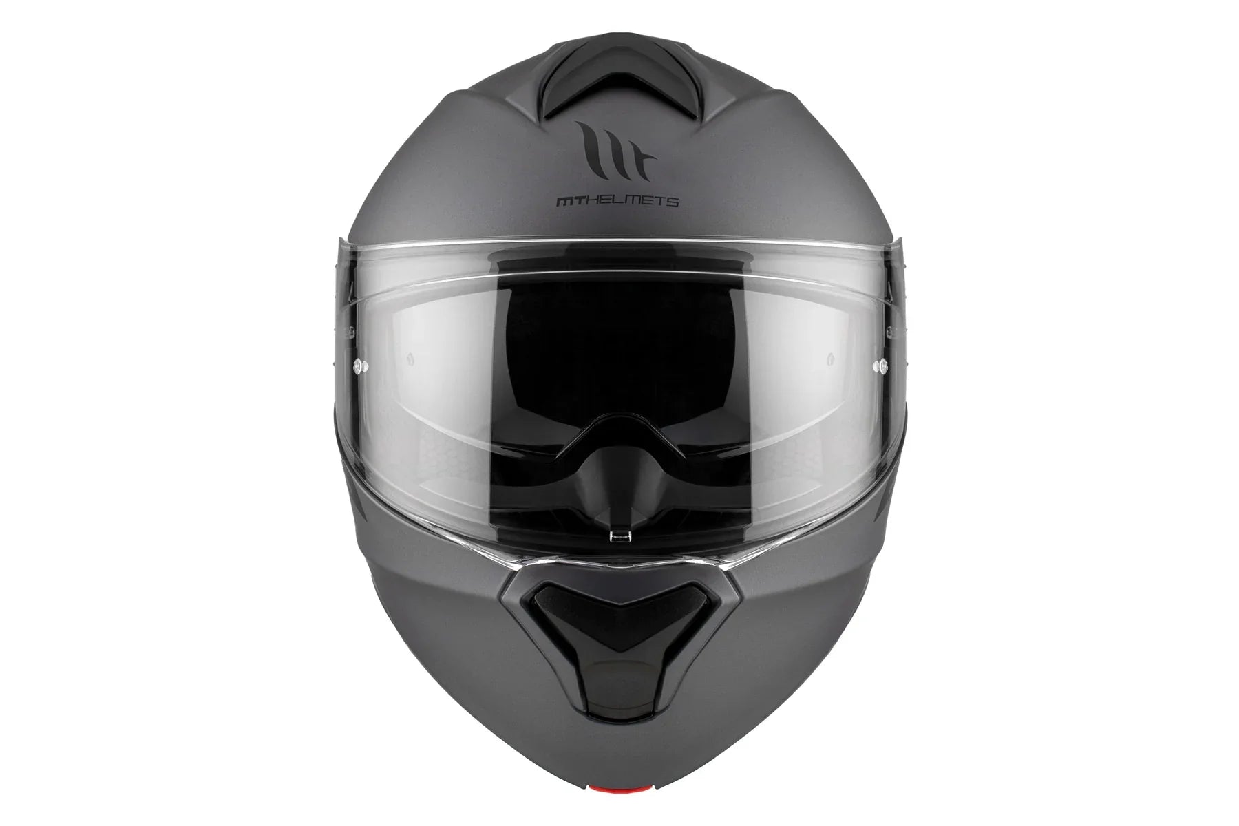 MT Genesis SV Solid A1 en titanio mate Casco modular para motocicleta