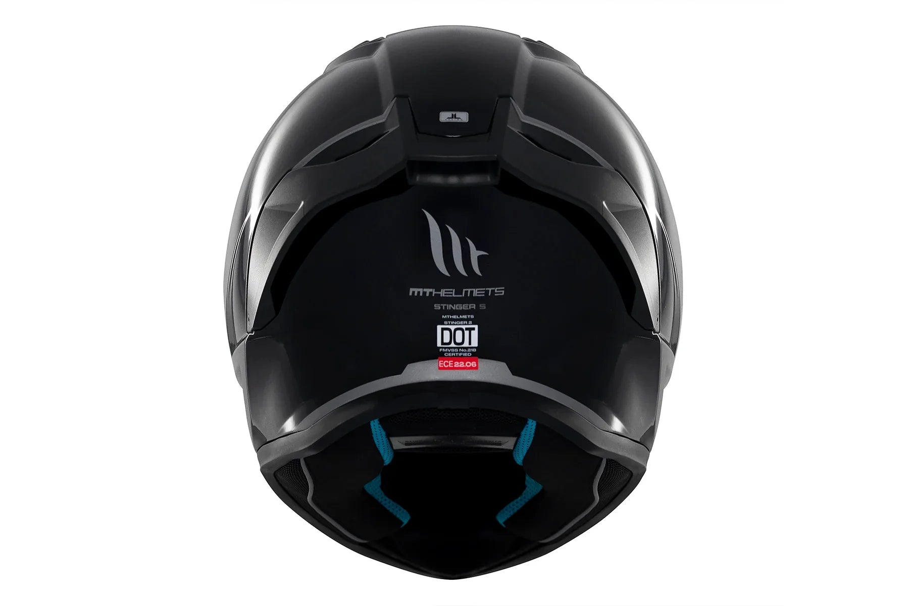 MT Casco Stinger 2 Solid A11 Negro Brillante - CASCO