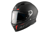 MT Stinger 2 Solid A1 Touring negro mate Cascos integrales para motocicleta