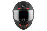 MT Stinger 2 Solid A1 Touring negro mate Cascos integrales para motocicleta