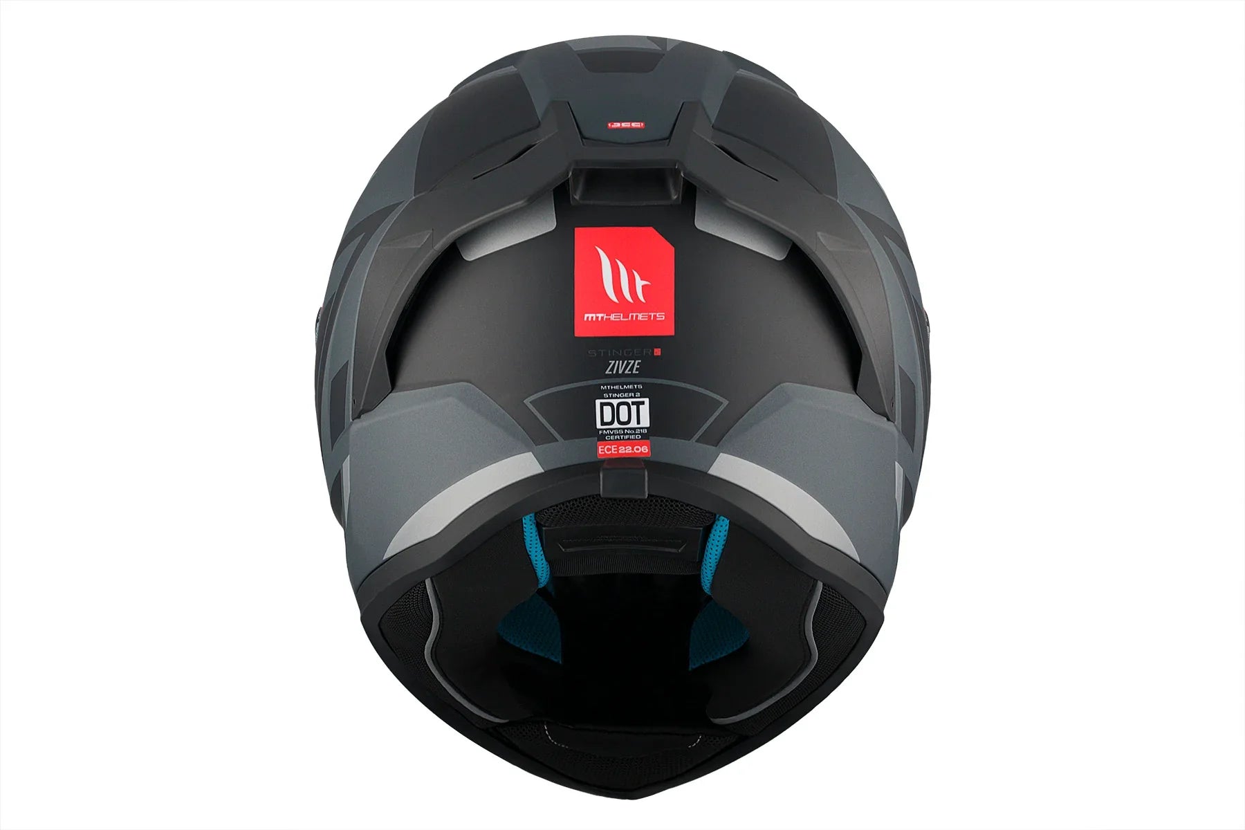 MT Stinger 2 Zivze C2 Casco integral para motocicleta Mate - CASCO