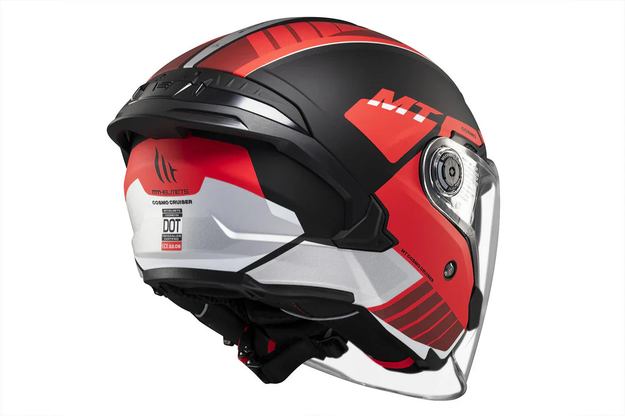 MT COSMO SV CRUISER B5 Matt Casco Abierto Urbano Para Moto - CASCO