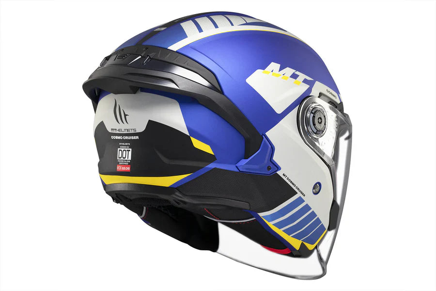 MT COSMO SV CRUISER C7 Casco Jet Para Moto De Turismo Urbano Mate - CASCO