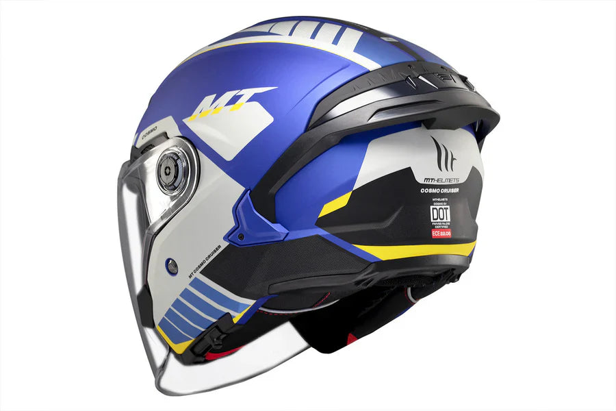 MT COSMO SV CRUISER C7 Casco Jet Para Moto De Turismo Urbano Mate - CASCO
