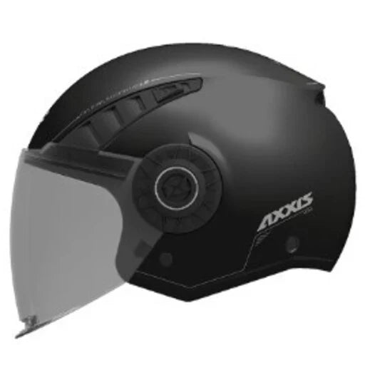 AXXIS OF513B METRO S SOLID A1 NEGRO BRILLO CASCO DE MOTO NEGRO BRILLO
