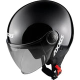 AXXIS OF501B SQUARE S SOLID A1 CASCO DE MOTO NEGRO BRILLO