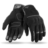 SEVENTY DEGREES SD-C54 VERANO GUANTE DE MOTO URBAN HOMBRE NEGRO GRIS