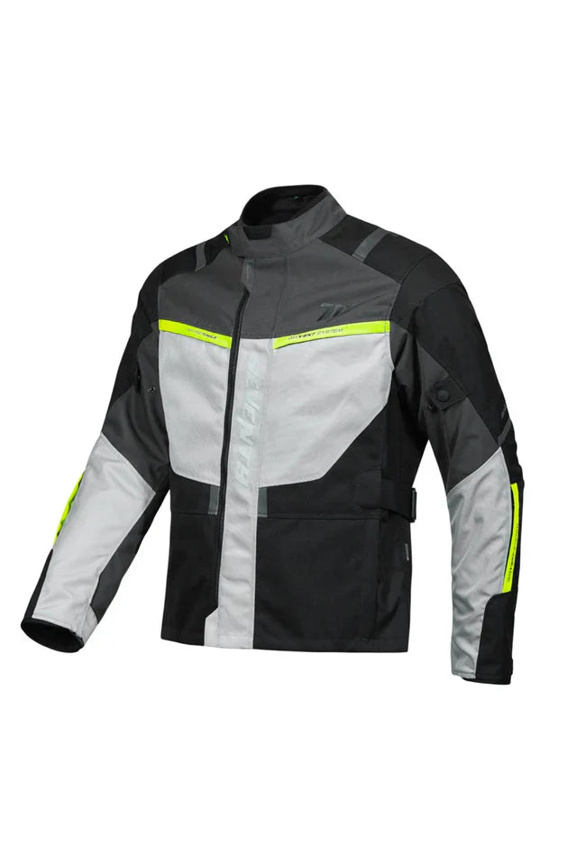 SEVENTY SD-JT83 TONALE Chaqueta de moto para hombre Negro/gris/amarillo flúor - SECURTEX MOTOR S.L (t/a MaximoMoto)