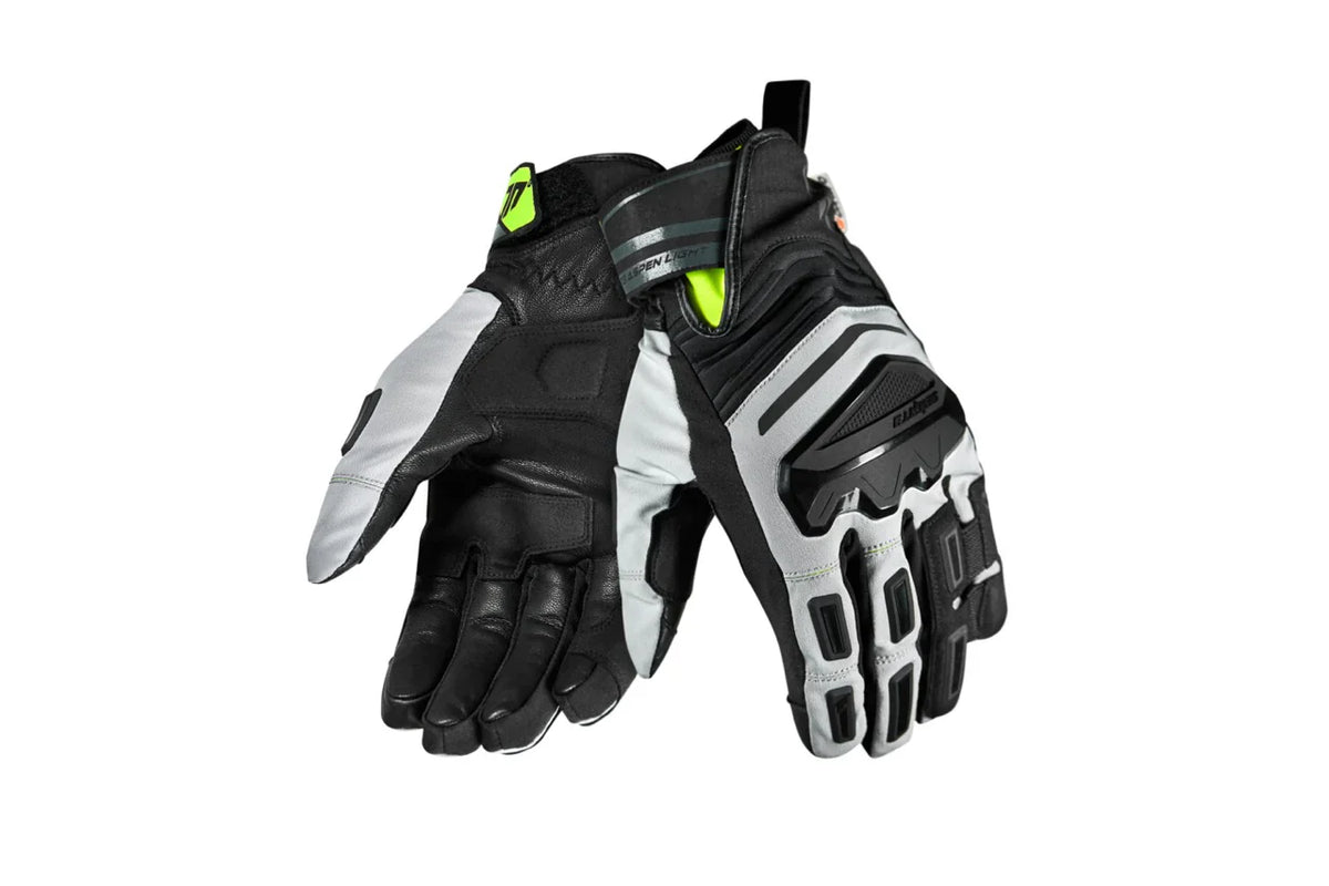 SEVENTY SD-T13 ASPEN LIGHT Guantes De Moto Para Hombre Gris/Amarillo Fluor