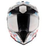 AXOR X-CROSS D/V X1 CASCO BLANCO ROJO AZUL