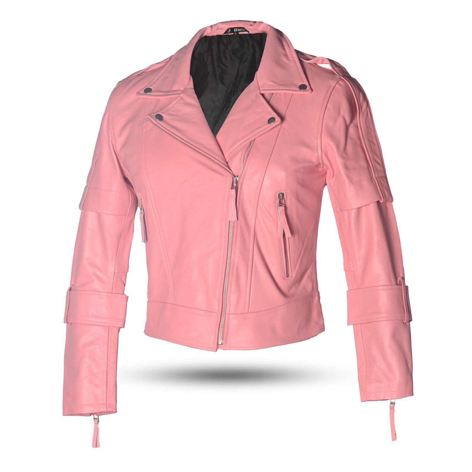 BELA-ROSE LADY CHAQUETA DE PIEL MODA ROSA - SECURTEX MOTOR S.L (t/a MaximoMoto)