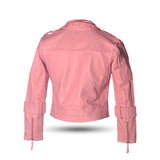 BELA-ROSE LADY CHAQUETA DE PIEL MODA ROSA - SECURTEX MOTOR S.L (t/a MaximoMoto)