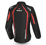 R-TECH MARSHAL JAQUETES DE MOTO SENYORA NEGRE VERMELL