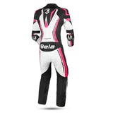 BELA ROCKET MIX KANGROO 1 PC MONO DE MOTO MUJER NEGRO BLANCO ROSA