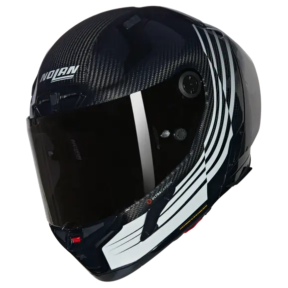 NOLAN X-804 RS ULTRA CARBON ALA 345 Bianco Nero Integral Casco