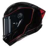 NOLAN X-804 RS ULTRA CARBON SSO DI PICCHE 342 INTEGRAL CASCO NERO ROSSO